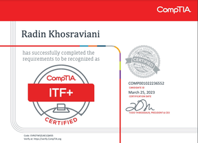 Comptia ITF+ project thumbnail