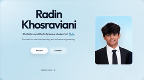 Radinworld Portfolio Website project thumbnail